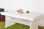 Table basse Sentis 21, Couleur : Pin blanc - 53 x 125 x 65 cm (h x l x p)