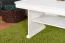 Table basse Sentis 21, Couleur : Pin blanc - 53 x 125 x 65 cm (h x l x p)