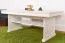 Table basse Sentis 21, Couleur : Pin blanc - 53 x 125 x 65 cm (h x l x p)