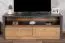 Meuble TV bas Selun 13 | Chêne brun foncé & Gris | 53 x 130 x 53 cm | 2 tiroirs | Design moderne