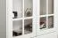 Vitrine élégante Falefa 07 ivoire | 128 x 101 x 49 cm | Design contemporain | Finitions haut de gamme
