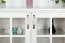 Vitrine élégante Falefa 07 ivoire | 128 x 101 x 49 cm | Design contemporain | Finitions haut de gamme