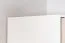 Chambre d'enfant - Armoire à portes battantes / Armoire d'angle Benjamin 15, Couleur : Blanc / Crème - Dimensions : 198 x 86 x 86 cm (H x L x P)