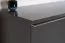 Commode Vaitele 13 | Anthracite brillant & Noyer | 88 x 152 x 45 cm | Design moderne, fermeture douce