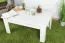 Table basse design Falefa 09 ivoire | 102 x 65 x 45 cm | Style contemporain, MDF robuste