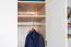 Chambre d'enfant - armoire à portes battantes / armoire Benjamin 18, couleur : hêtre / blanc - 236 x 84 x 56 cm (h x l x p)