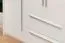Armoire portes battantes Siumu 35 | Blanc brillant | 226 x 277 x 60 cm | Design moderne et grande capacité