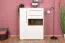 Vitrine Garim 15 | Blanc brillant | 123 x 90 x 40 cm | Design moderne et finitions haut de gamme