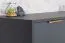 Meuble TV Raoued 06 anthracite | 3 portes, 5 compartiments | 53 x 203 x 39,5 cm | Finition haut de gamme