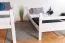Lits superposés pour adultes "Easy Premium Line" K17/n, Hauteur 174 cm, hêtre massif laqué blanc, Surface de couchage 90 x 200 cm, séparable, grand espace entre les lits