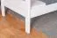 Lits superposés pour adultes "Easy Premium Line" K17/n, Hauteur 174 cm, hêtre massif laqué blanc, Surface de couchage 90 x 200 cm, séparable, grand espace entre les lits