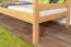 Lits superposés 90 x 200 cm pour adultes "Easy Premium Line" K17/n, hêtre massif laqué naturel, convertibles