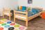 Lits superposés 90 x 200 cm pour adultes "Easy Premium Line" K17/n, hêtre massif laqué naturel, convertibles