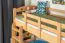 Lits superposés pour adultes "Easy Premium Line" K19/n, tête et pied de lit ajourés, hêtre massif naturel - 90 x 190 cm (l x L), séparable