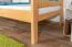 Lits superposés pour adultes "Easy Premium Line" K19/n, tête et pied de lit ajourés, hêtre massif naturel - 90 x 190 cm (l x L), séparable