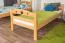 Lits superposés pour adultes "Easy Premium Line" K19/n, tête et pied de lit ajourés, hêtre massif naturel - 90 x 190 cm (l x L), séparable