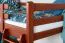 Lit mezzanine enfant 90 x 200 cm | Easy Premium Line K22/n | Hêtre massif teinte cerise | Séparable