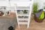 Lit mezzanine pour adultes "Easy Premium Line" K22/n, hêtre massif blanc - Couchage : 90 x 190 cm