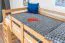 Lit mezzanine "Easy Premium Line" K23/n, hêtre massif laqué naturel, divisible - Surface de couchage : 120 x 190 cm