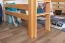 Lit mezzanine "Easy Premium Line" K23/n, hêtre massif laqué naturel, divisible - Surface de couchage : 120 x 190 cm