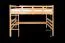Lit mezzanine "Easy Premium Line" K23/n, hêtre massif laqué naturel, divisible - Surface de couchage : 120 x 200 cm