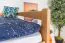Lits superposés / Lit à étage 120 x 190 cm pour enfants "Easy Premium Line" K24/n, tête et pied de lit droits, en hêtre massif verni naturel, convertibles