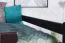 Lit superposé divisible 120 x 200 cm K24/n | Hêtre massif laqué chocolat | Tête et pied droits | Easy Premium Line