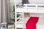 Lit superposé convertible Easy Premium Line K24/n | Hêtre massif blanc | 120 x 190 cm | Sécurité et design moderne