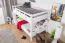 Lit superposé convertible Easy Premium Line K24/n | Hêtre massif blanc | 120 x 190 cm | Sécurité et design moderne