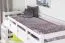 Lit superposé convertible Easy Premium Line K24/n | Hêtre massif blanc | 120 x 190 cm | Sécurité et design moderne