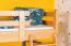 Lit superposé enfant avec toboggan 80 x 190 cm | Hêtre massif verni naturel | Séparable en 2 lits | Easy Premium Line K25/n