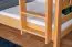 Lit mezzanine enfant 90x200 cm avec toboggan | Hêtre massif naturel | Séparable en 2 lits | Easy Premium Line K27/n