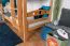 Lit mezzanine enfant 90x200 cm avec toboggan | Hêtre massif naturel | Séparable en 2 lits | Easy Premium Line K27/n