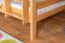 Lit superposé avec toboggan 140 x 200 cm | Bois de hêtre massif naturel | Séparable en 2 lits simples | Easy Premium Line K32/n