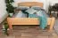 Lit double Easy Premium Line K7 | Hêtre massif naturel | 160 x 200 cm | Design moderne | Stabilité renforcée