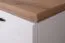 Banc avec rangement et porte-chaussures Cuenca 09 | Chêne/Blanc | 60 x 60 x 39 cm