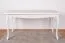 Table de salle à manger Bignona 19, Couleur : Pin blanc - 146 x 76 cm (l x p)