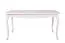Table de salle à manger Bignona 19, Couleur : Pin blanc - 146 x 76 cm (l x p)