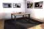 Table de salle à manger élégante Varbas 02, bicolore, Chêne Gold Craft / Noir mat, 120 x 80 cm, structure robuste, table de cuisine durable, moderne