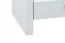 Table basse Heber 12 | Blanc / Blanc brillant | 108 x 69 x 52 cm | Design moderne et finition premium