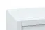 Table basse Heber 12 | Blanc / Blanc brillant | 108 x 69 x 52 cm | Design moderne et finition premium