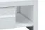 Table basse Heber 12 | Blanc / Blanc brillant | 108 x 69 x 52 cm | Design moderne et finition premium