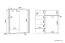 Armoire à portes coulissantes / armoire Nogales 02, couleur : chêne de Sonoma clair / foncé - Dimensions : 210 x 197 x 66 cm (H x L x P), avec 2 portes et 7 compartiments