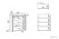 Commode Nogales 13, couleur : chêne de Sonoma clair / foncé - Dimensions : 95 x 69 x 41 cm (H x L x P), avec 4 tiroirs