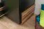 Armoire penderie Andenne 02 | Noir & Noyer | 215 x 210 x 60 cm | Rangement spacieux & design moderne