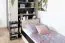 Chambre complète ado/enfant Aalst 6 pièces | Design moderne | Espace optimisé | Chêne / Crème / Noir