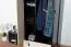 Chambre d'adolescents - armoire à portes battantes / armoire Aalst 03, couleur : chêne / crème / noir - Dimensions : 190 x 80 x 50 cm (h x l x p)