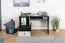 Chambre complète ado/enfant Aalst 6 pièces | Design moderne | Espace optimisé | Chêne / Crème / Noir