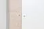 Armoire d’angle Lede 02 | 2 portes battantes | gris, chêne, blanc | 190 x 90 x 90 cm | Chambre jeune