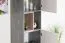 Armoire chambre ado Lede 05 | Gris / Chêne / Blanc | 190 x 45 x 40 cm | Design moderne